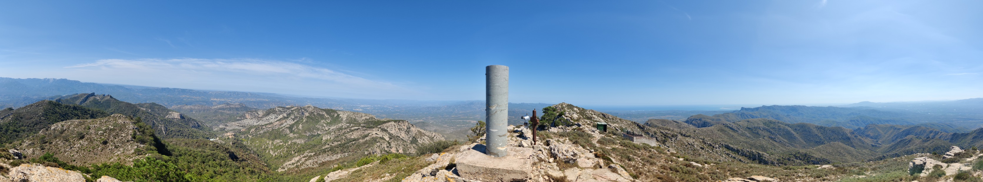 Vistas desde la cima de La Creu de Santos (942 m)