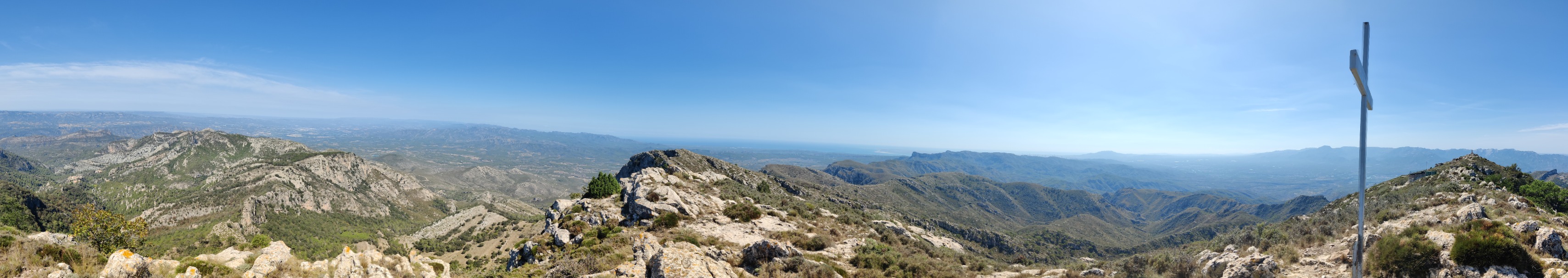 Vistas desde la 2da cima de La Creu de Santos (942 m)